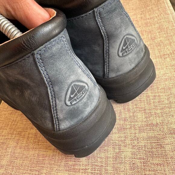 Vintage Y2K Nike Airliner ACG Boots Gray Blue Suede Mens Size 7.5 - Picture 5 of 11